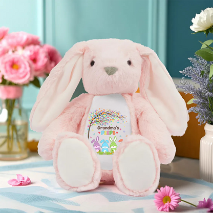 Easter Grandma Bunny - Personalized Stuffed Bunny