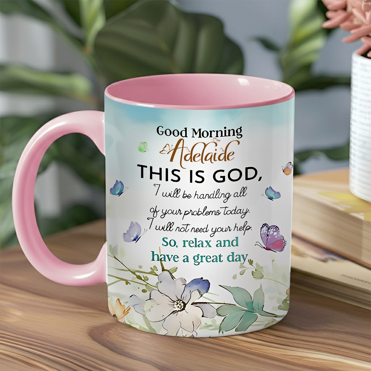 Good Morning This Is God - Personalized Ceramic Mug