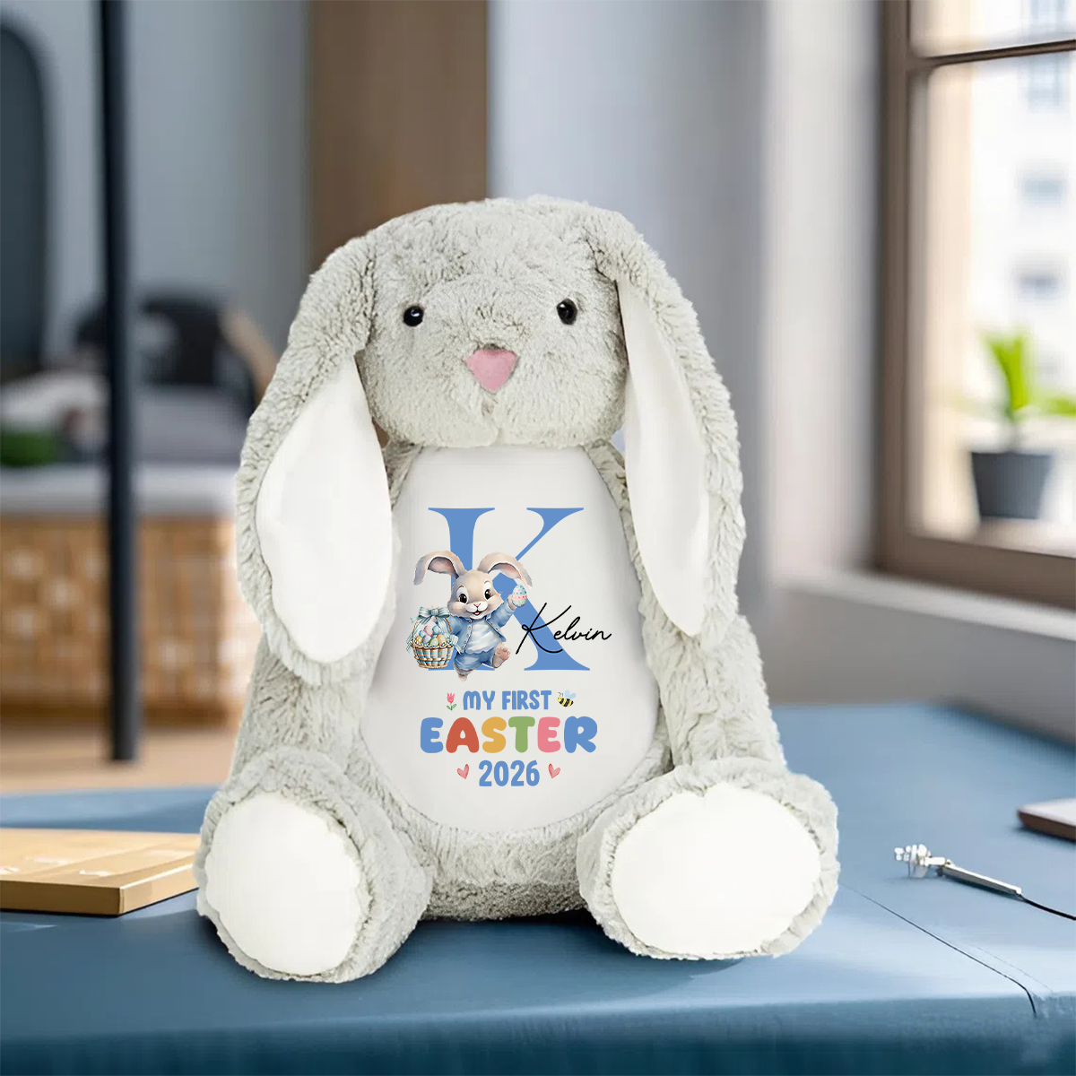 My First Easter - Personalized Stuffed Bunny