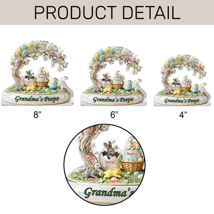 Grandma Peep Easter - Personalized Acrylic Plaque