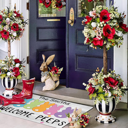 Welcome Peeps - Personalized Door Mat