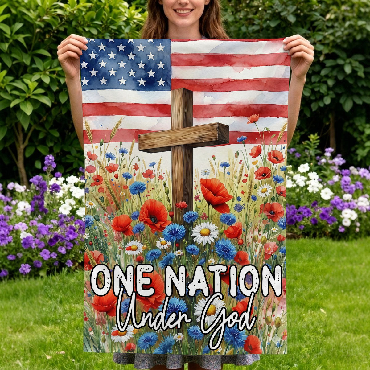 One Nation Under God - Garden Flag