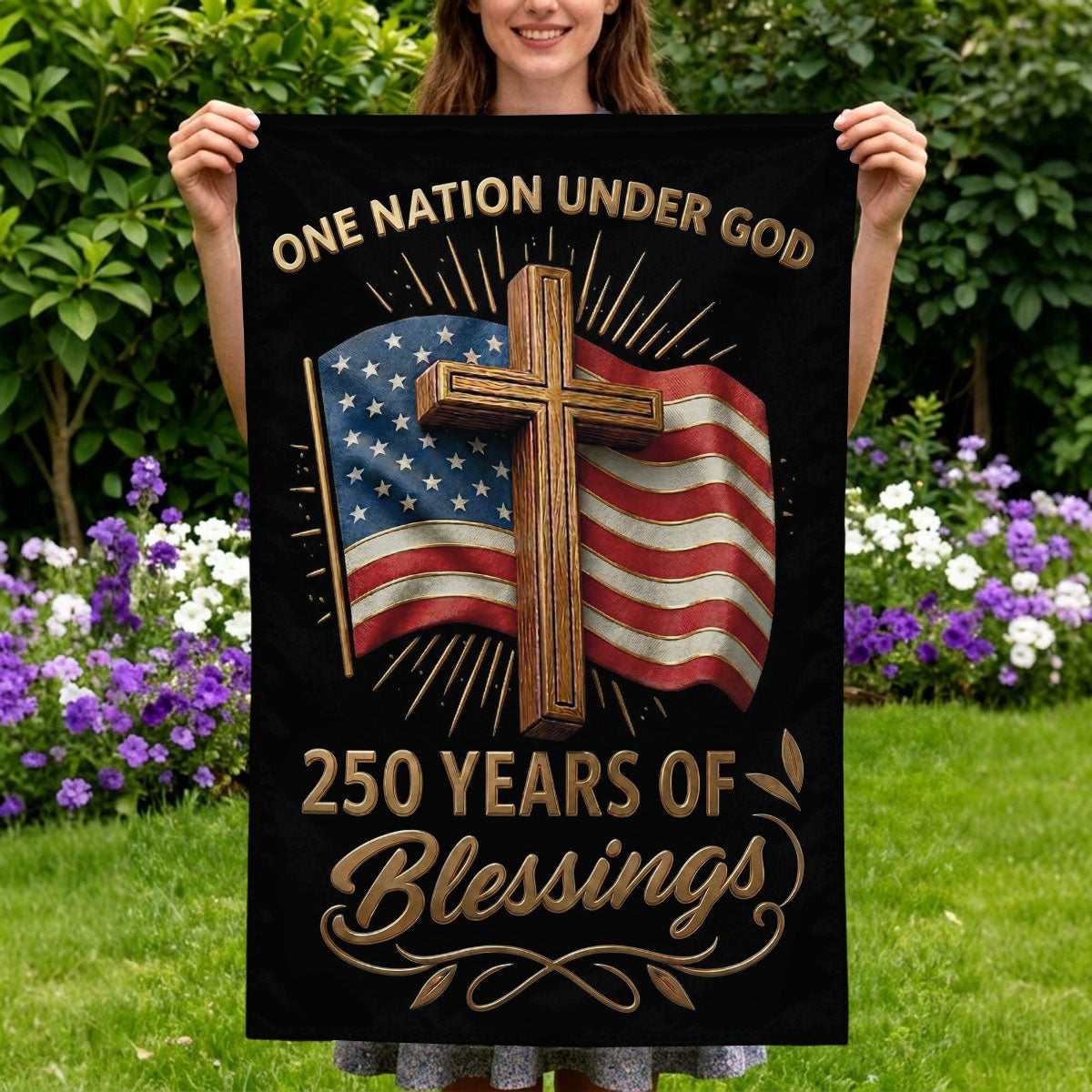 One Nation Under God - Garden Flag