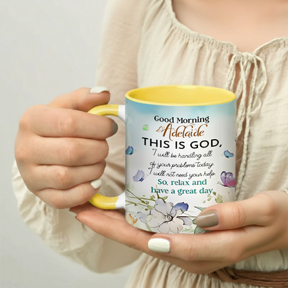 Good Morning This Is God - Personalized Ceramic Mug