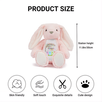 Easter Grandma Bunny - Personalized Stuffed Bunny