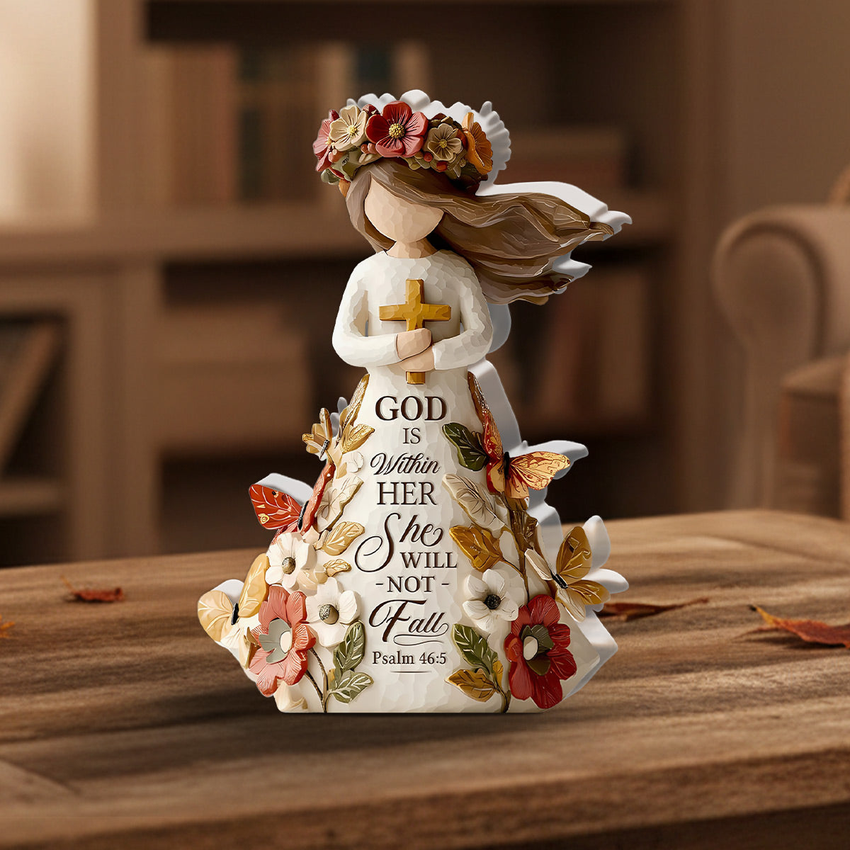 God Is Within Her She Will Not Fall - Acrylic Plaque