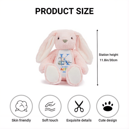 My First Easter - Personalized Stuffed Bunny