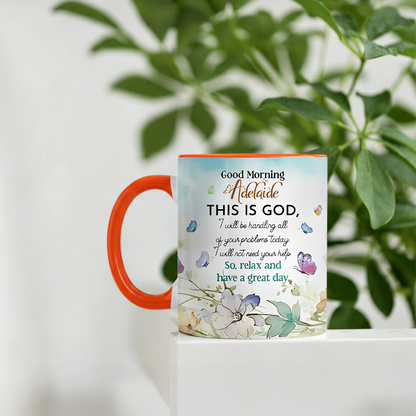 Good Morning This Is God - Personalized Ceramic Mug