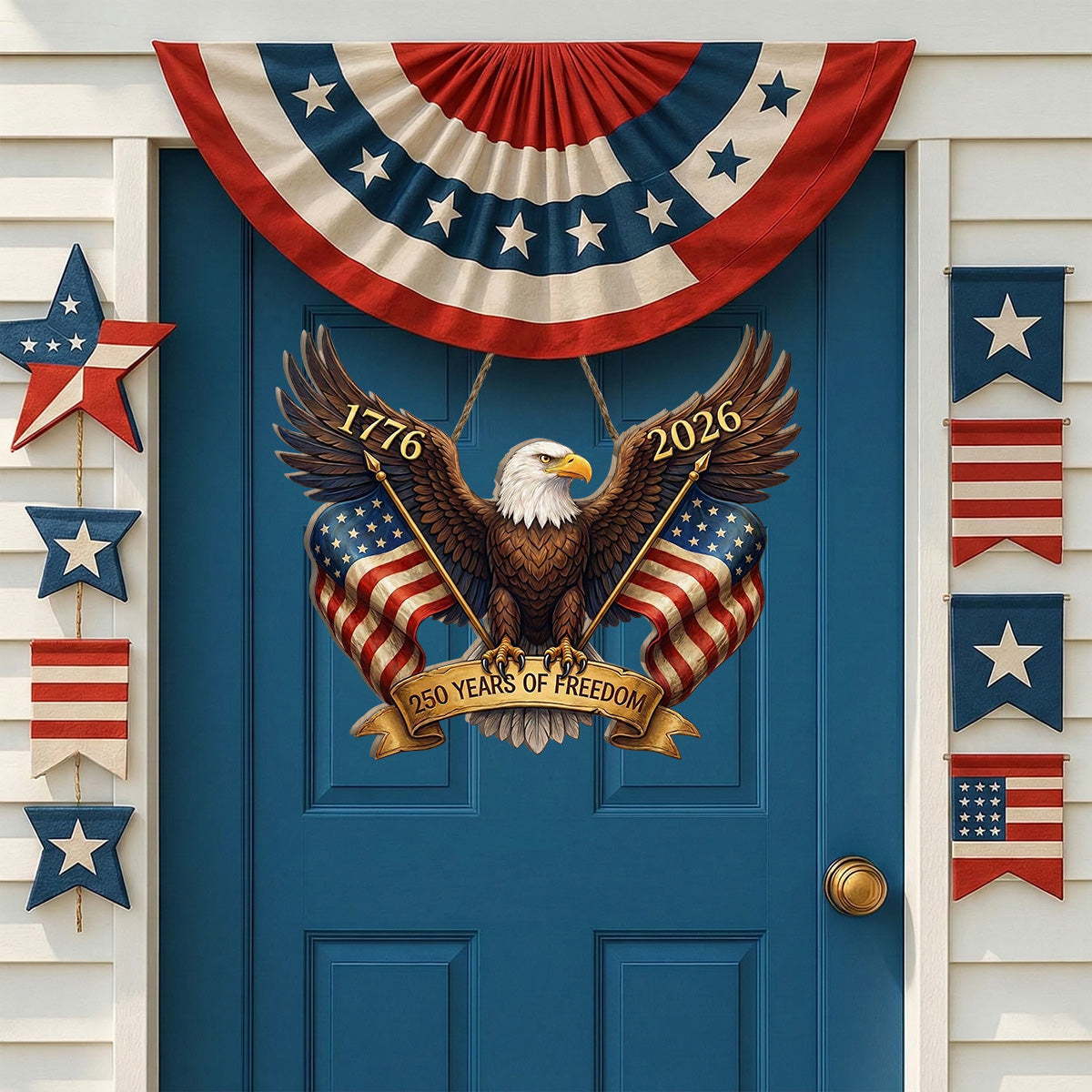 Freedom - Wooden Door Sign