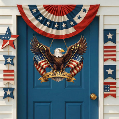 Freedom - Wooden Door Sign