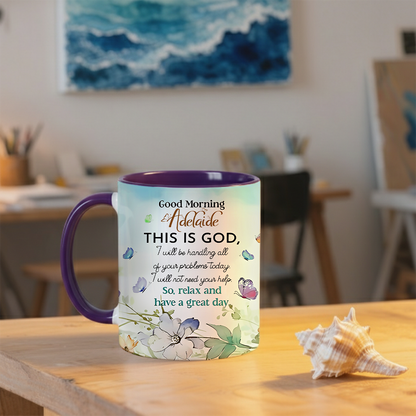 Good Morning This Is God - Personalized Ceramic Mug