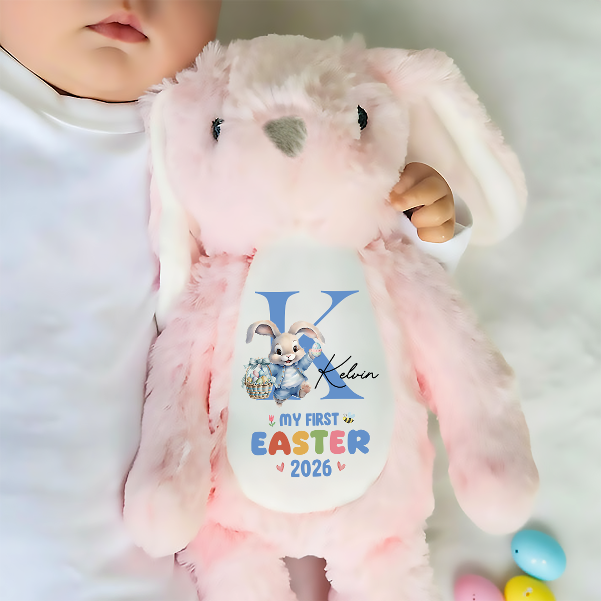My First Easter - Personalized Stuffed Bunny