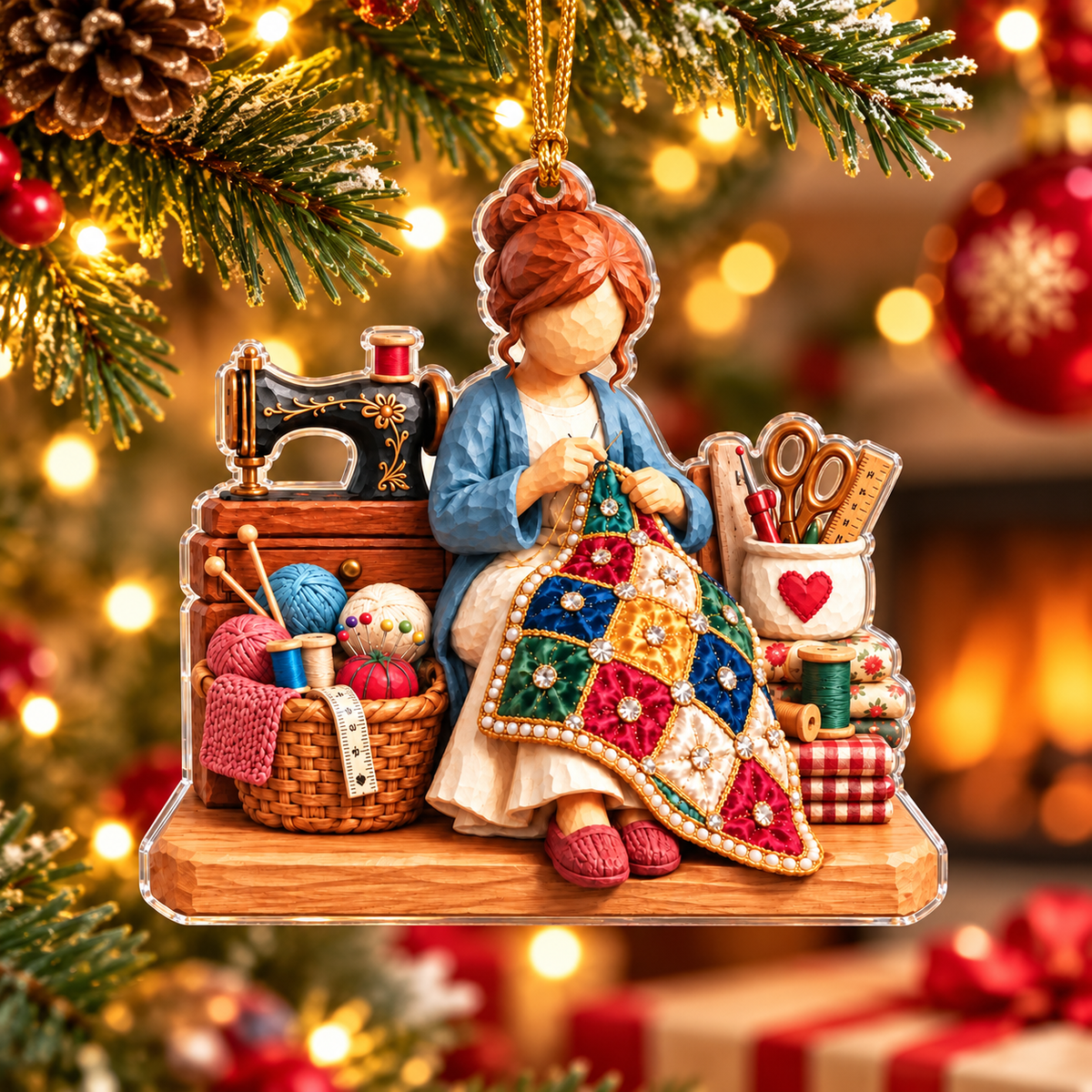 Threads of Faith – Quilting & Sewing Christmas Ornament