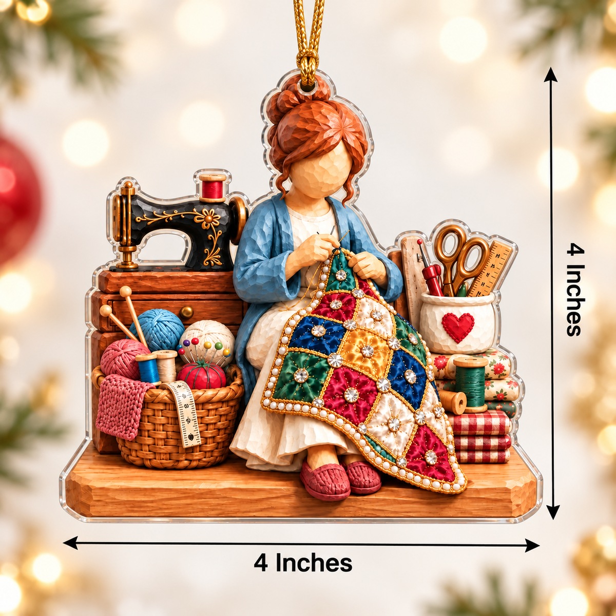 Threads of Faith – Quilting & Sewing Christmas Ornament
