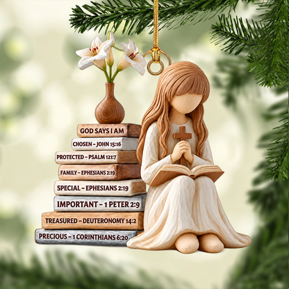 God Says I Am Ornament