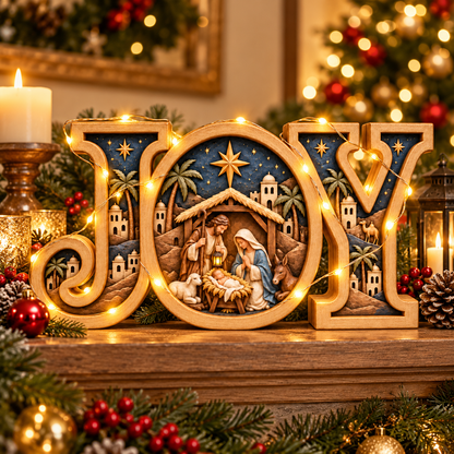 Warm Glow Nativity JOY