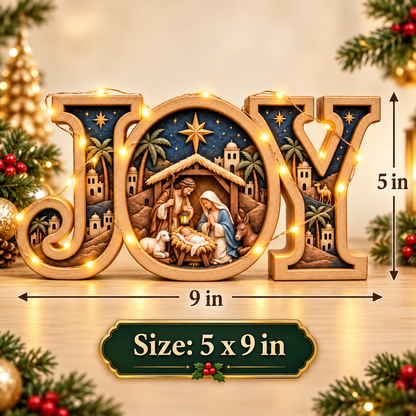 Warm Glow Nativity JOY