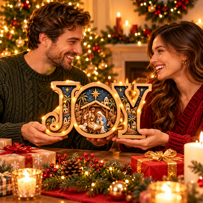 Warm Glow Nativity JOY