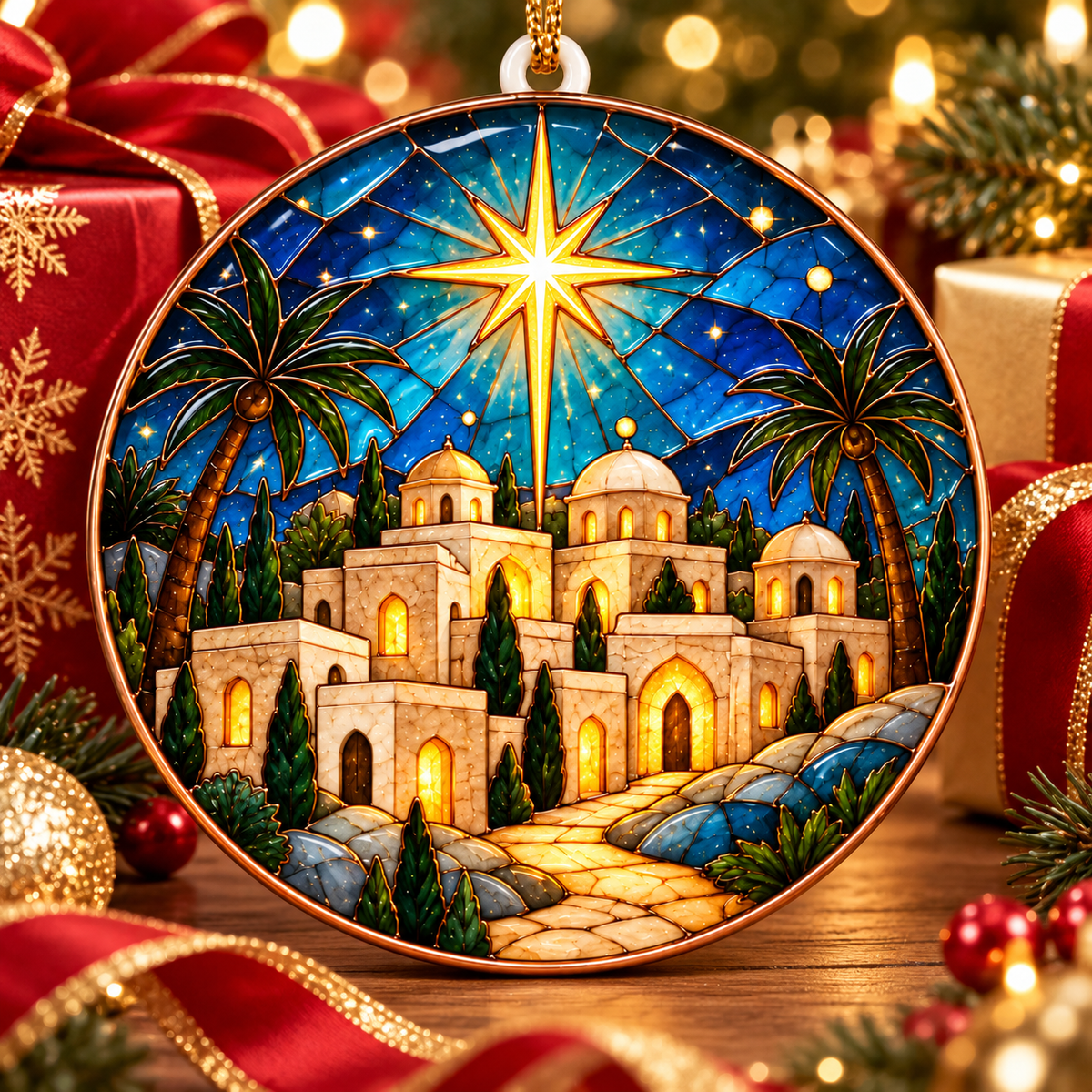 Bethlehem Star Christmas Ornament