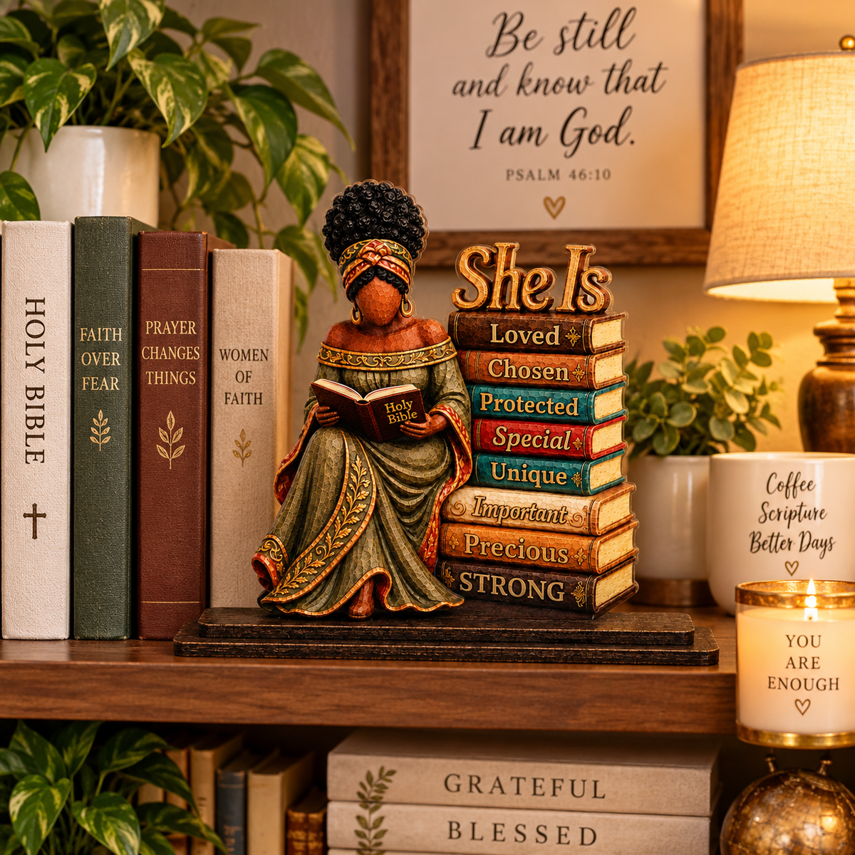 She Is Chosen Christian Plaque