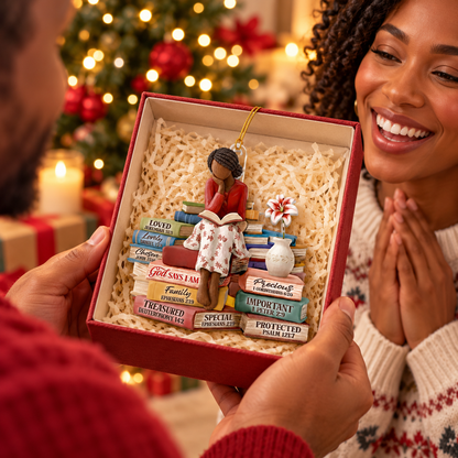 Black Girl God Says I Am Christmas Ornament