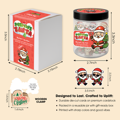 Positive Santa Affirmations Jar