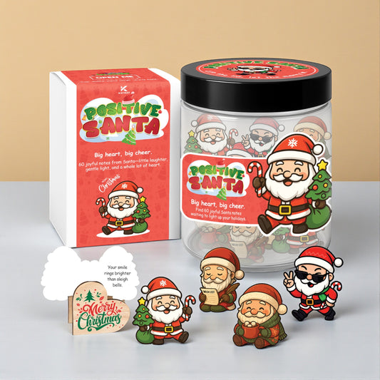 Positive Santa Affirmations Jar
