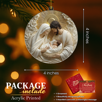 Holy Scene 3D Acrylic Keepsake