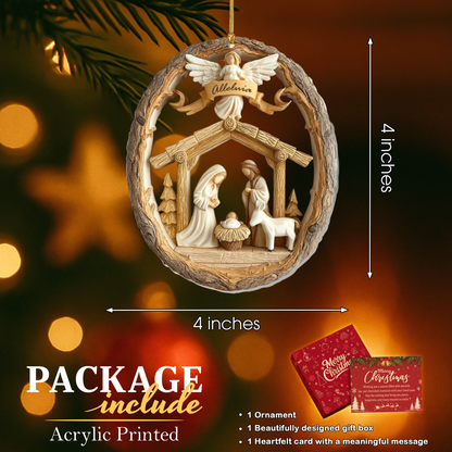 Heavenly Nativity Blessing Ornament