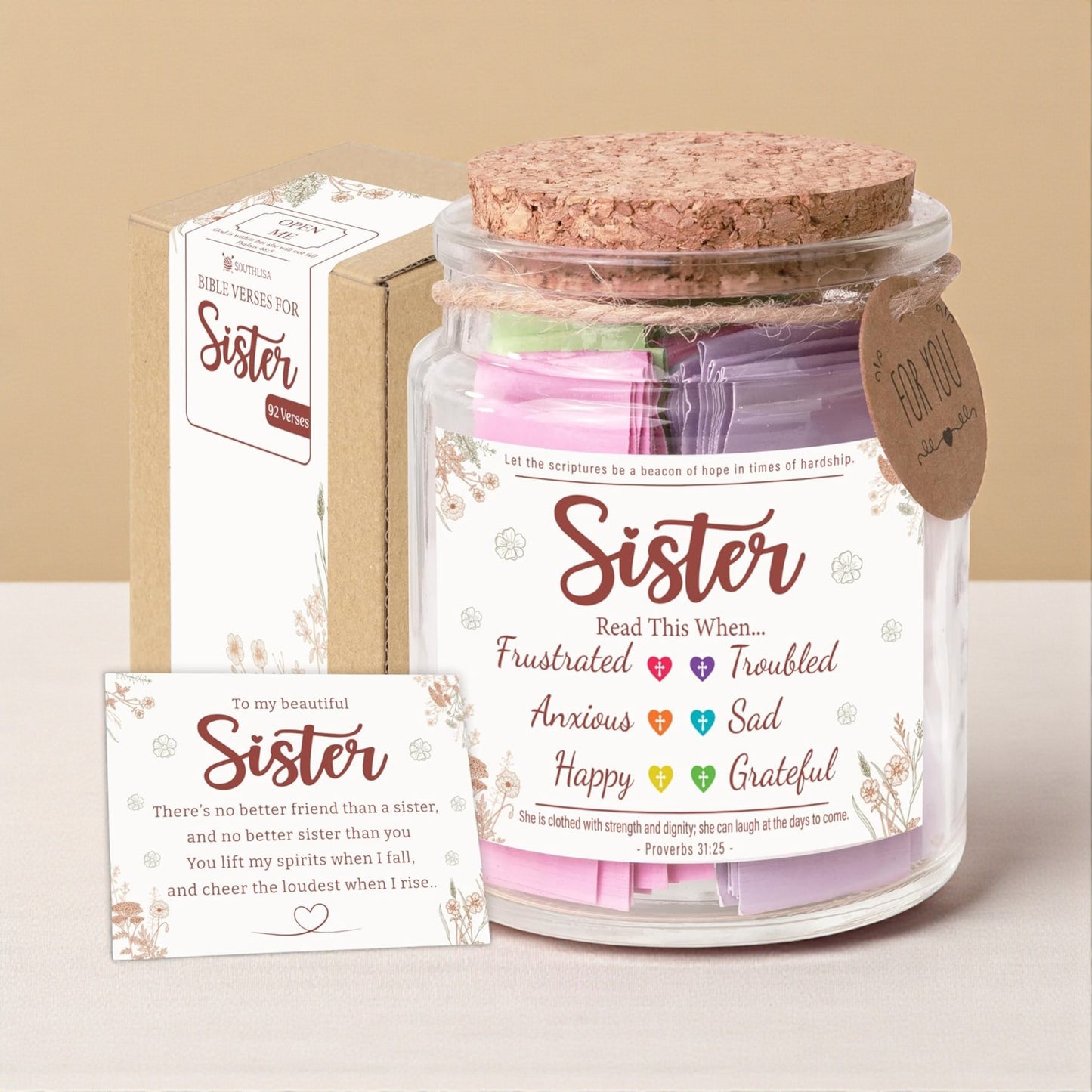 Bible Verse Jar for Sister