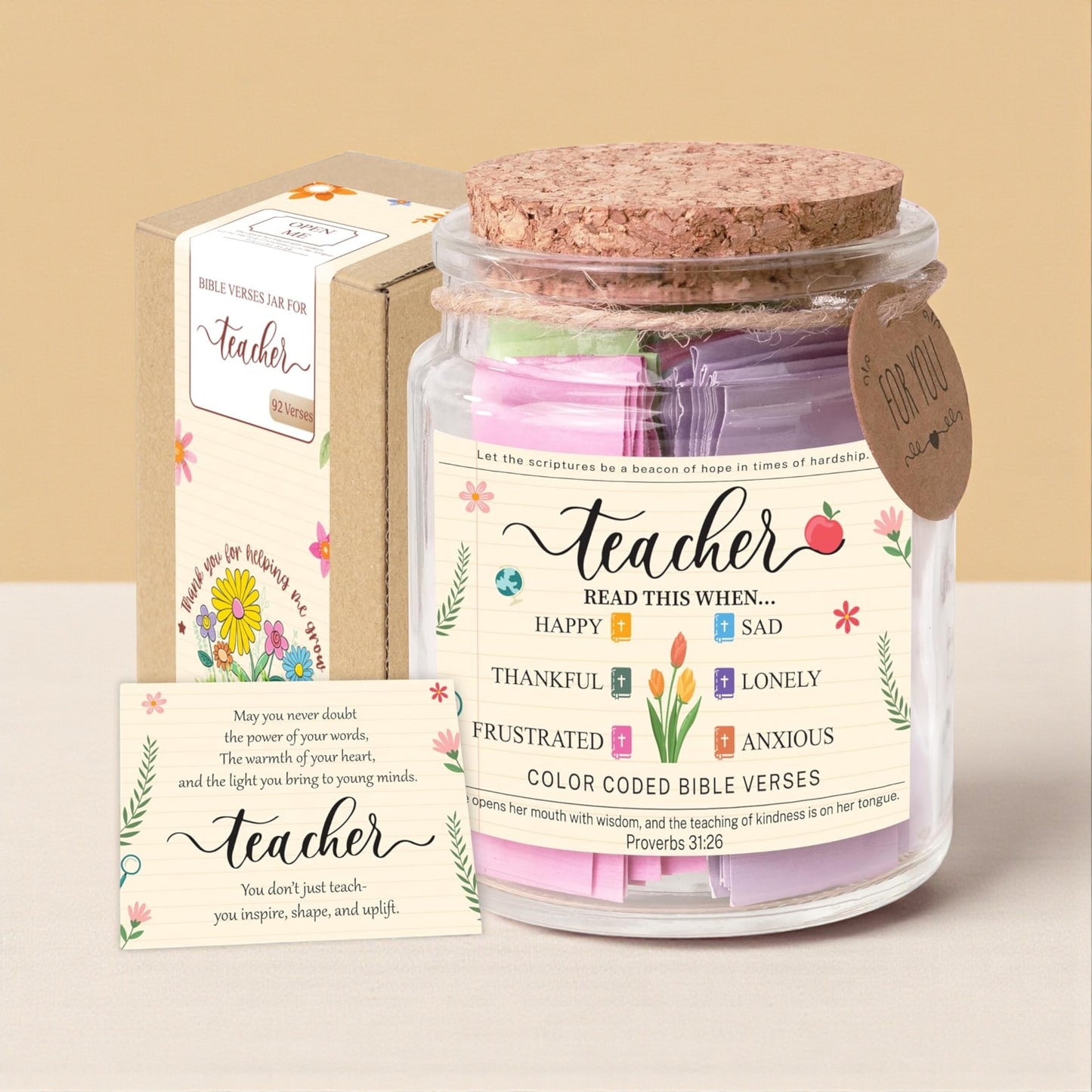 Bible Verse Jar for Teacher