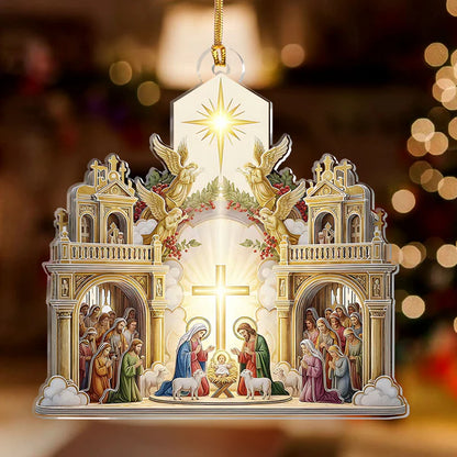 Jesus Nativity Scene Ornament