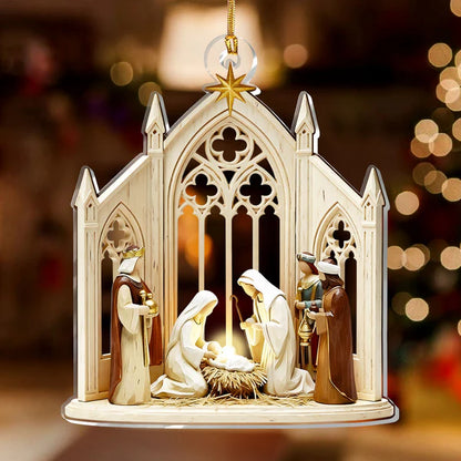 The Protector’s Nativity Ornament