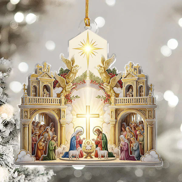 Jesus Nativity Scene Ornament