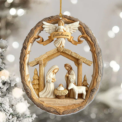 Heavenly Nativity Blessing Ornament