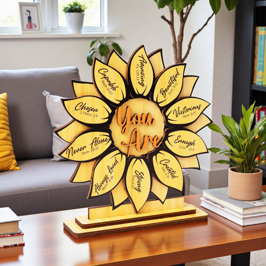 God Says You Are Wood Plaque